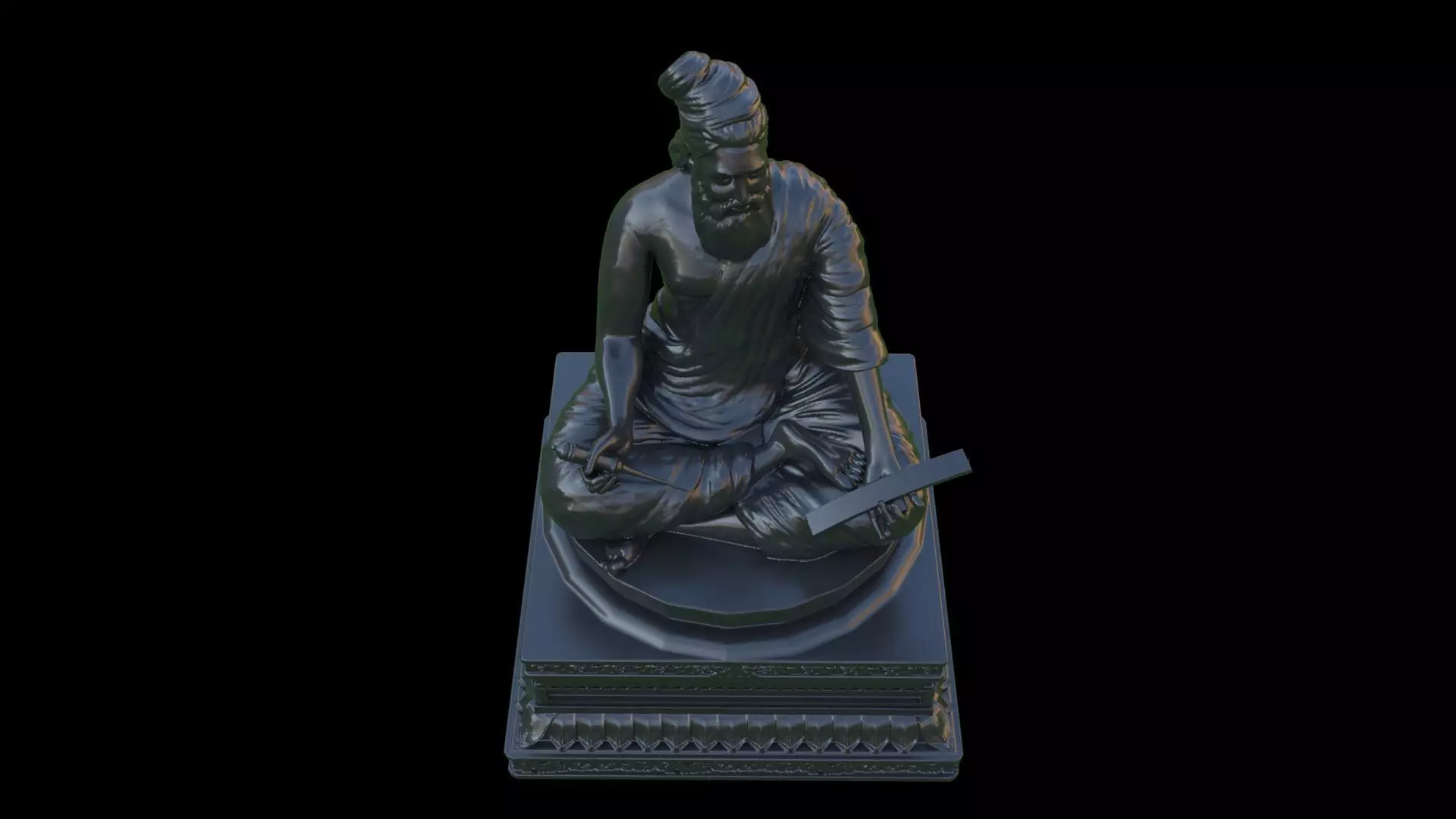 thiruvallur hi poly model 3D model_4