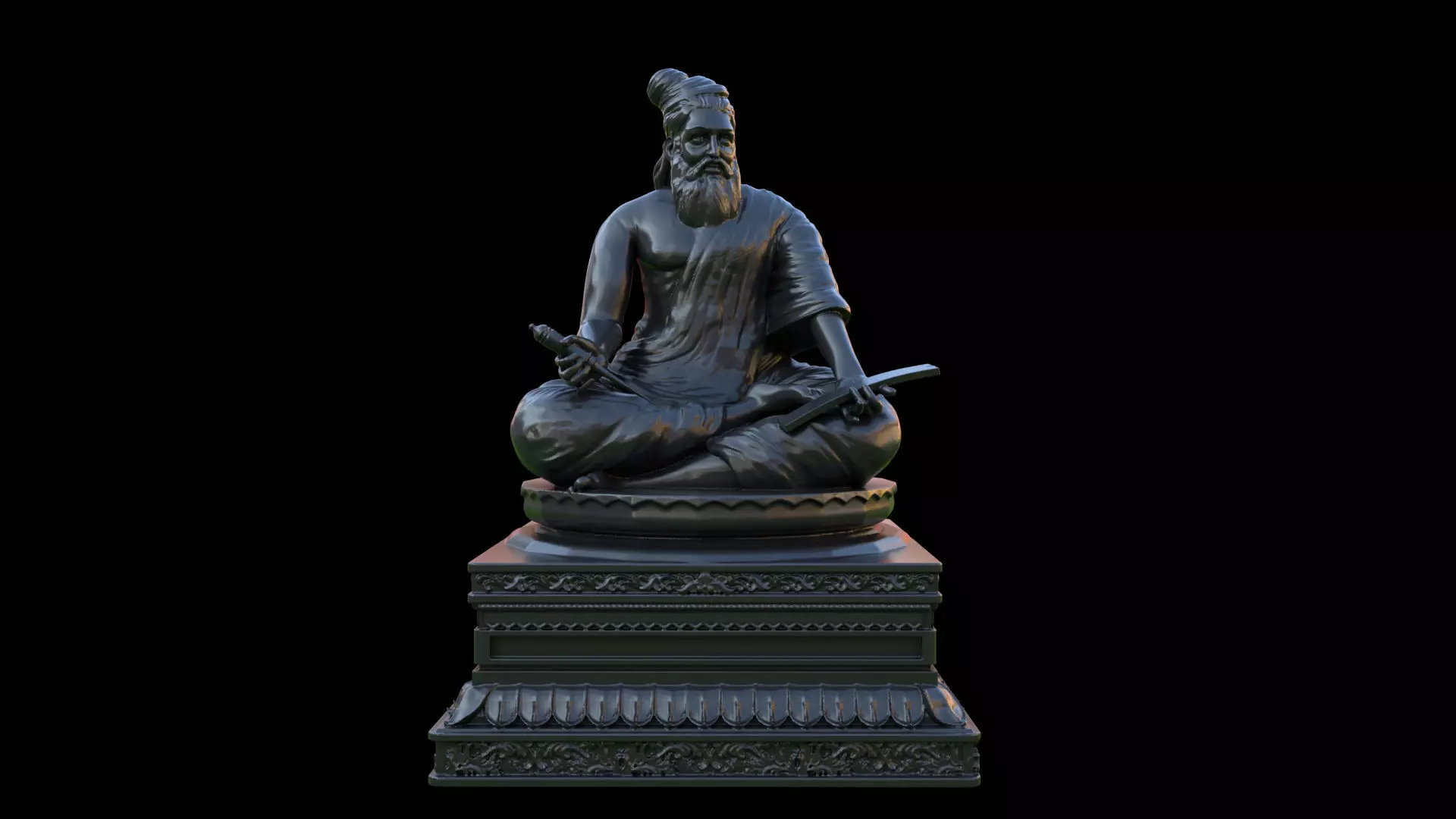 thiruvallur hi poly model 3D model_0