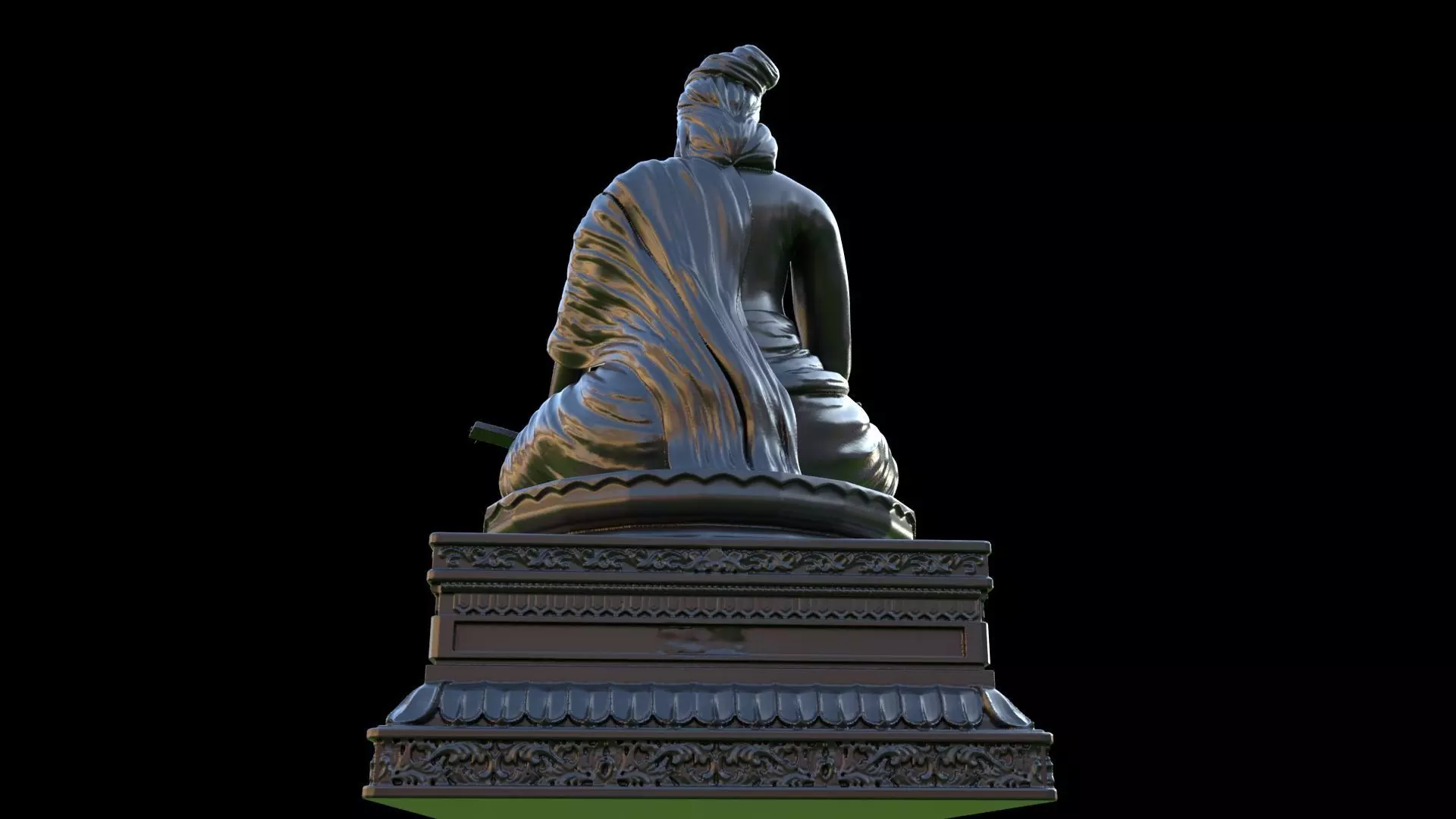 thiruvallur hi poly model 3D model_2
