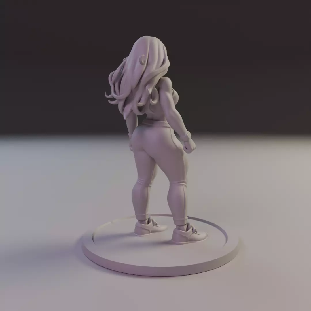 pin-up fitness 3D print model_14