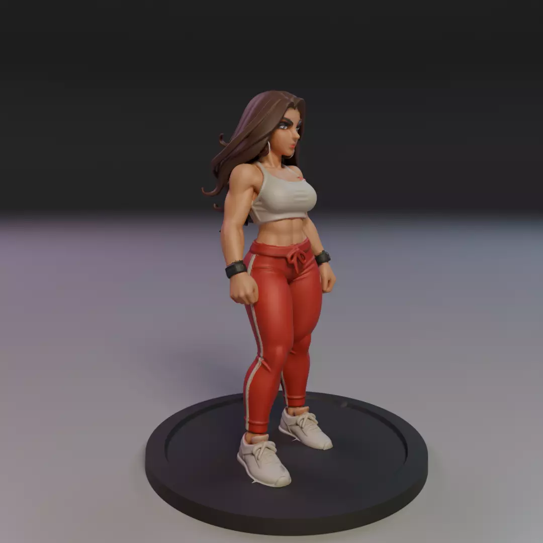 pin-up fitness 3D print model_11