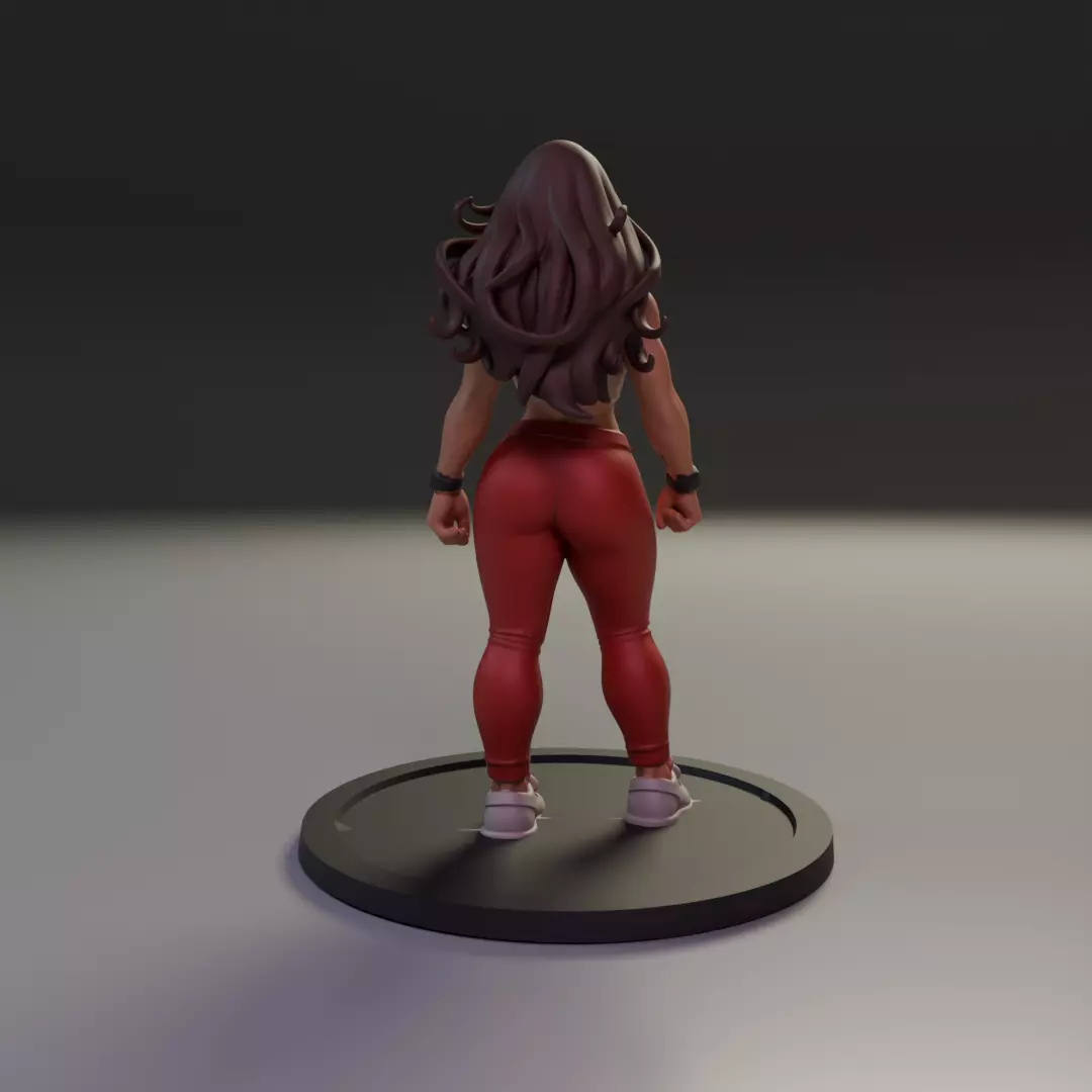pin-up fitness 3D print model_5