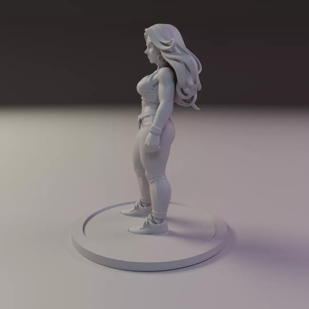 pin-up fitness 3D print model_4