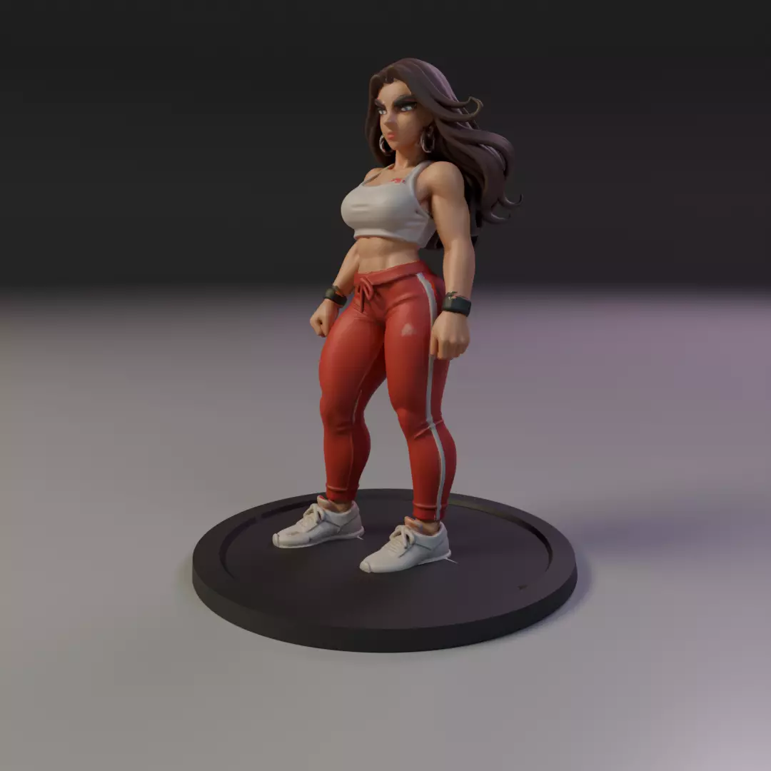 pin-up fitness 3D print model_9