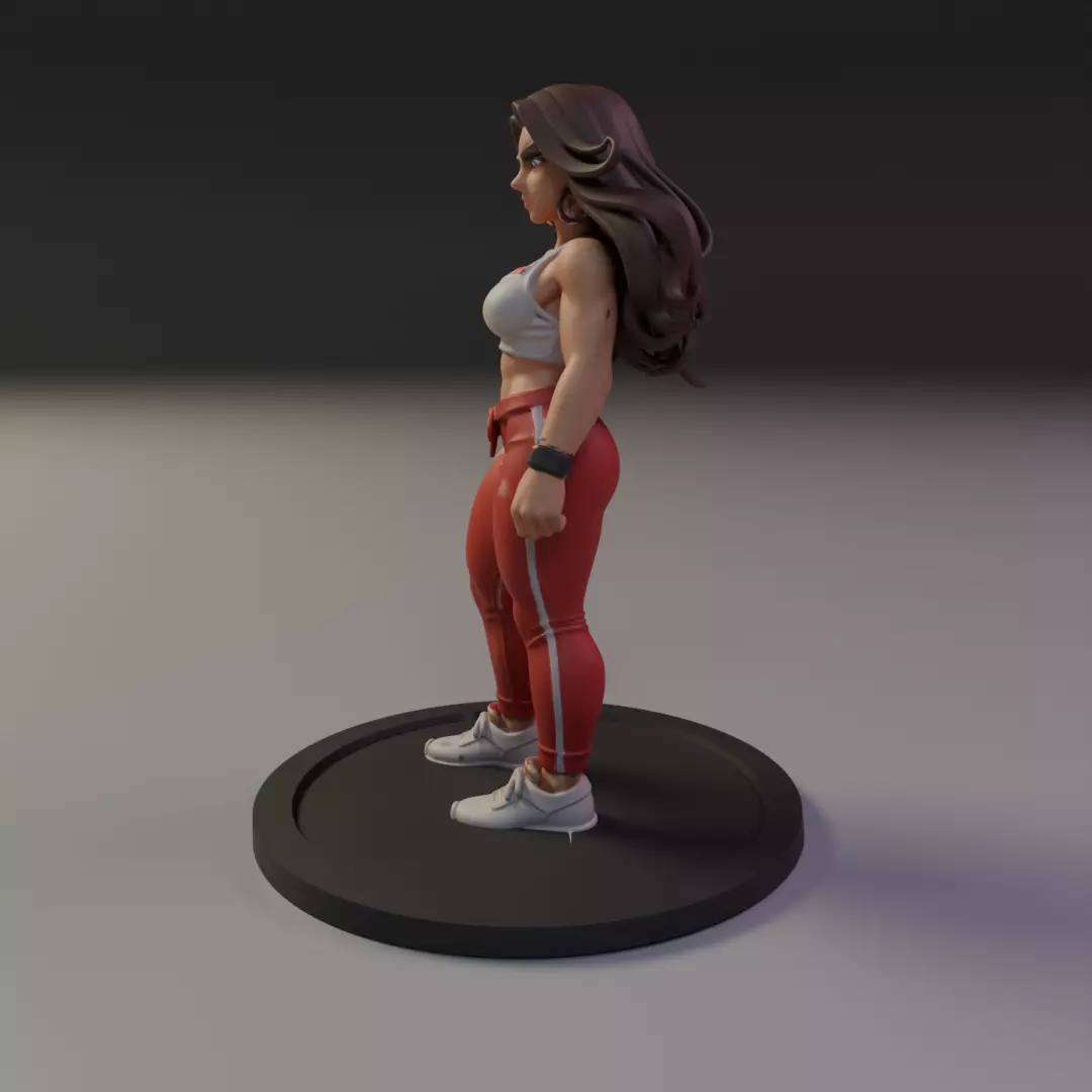 pin-up fitness 3D print model_3