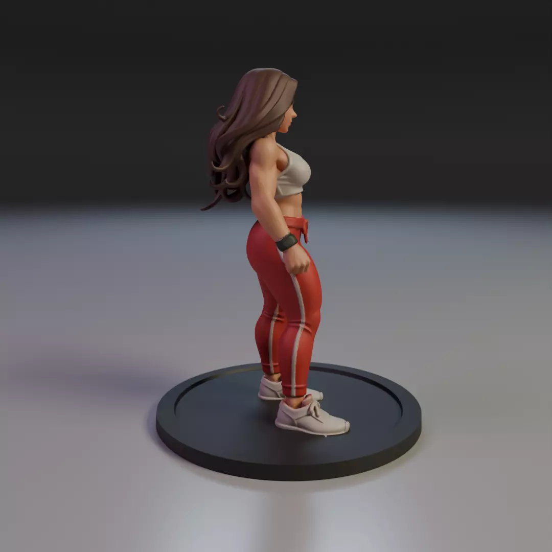 pin-up fitness 3D print model_1