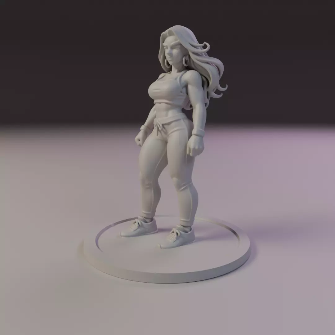 pin-up fitness 3D print model_10
