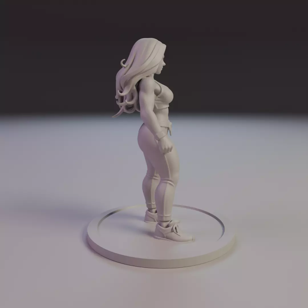 pin-up fitness 3D print model_2