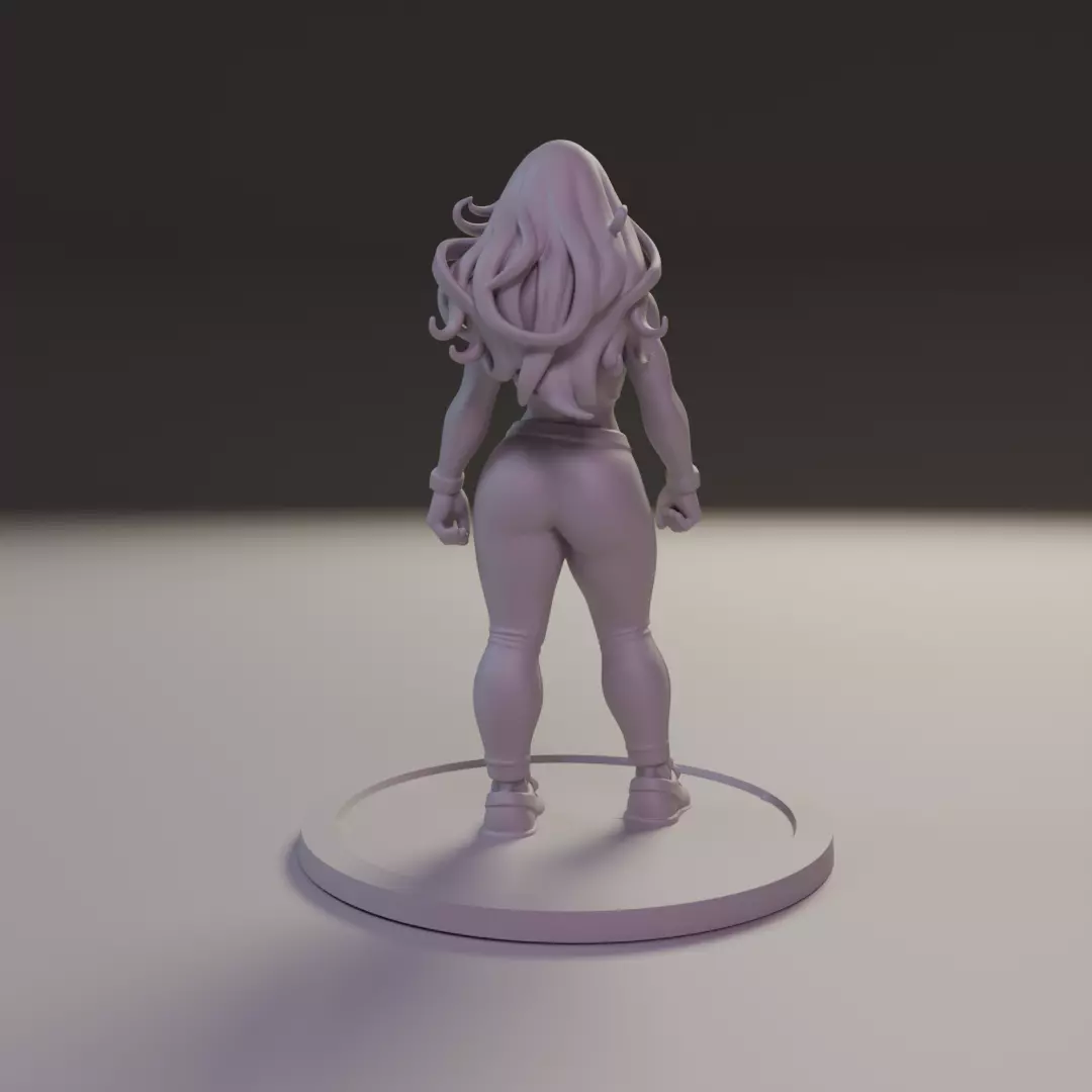 pin-up fitness 3D print model_6