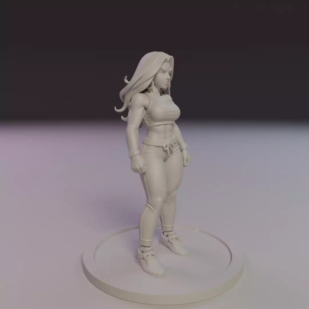 pin-up fitness 3D print model_12