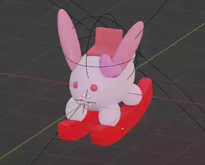 rabbit rocking horse