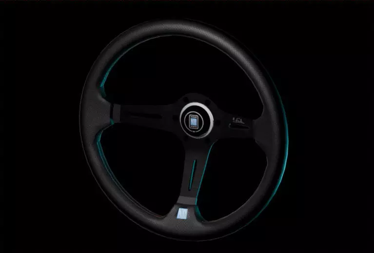 Nardi Steering wheel dark brushed metal 3D model | CGTrader