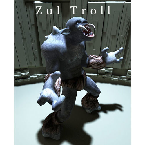 Zull Troll Low-poly 3D model