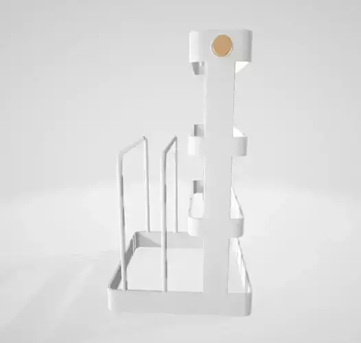 Metal Knife Block Cutting Board Chopper Hoder Drying Rack 