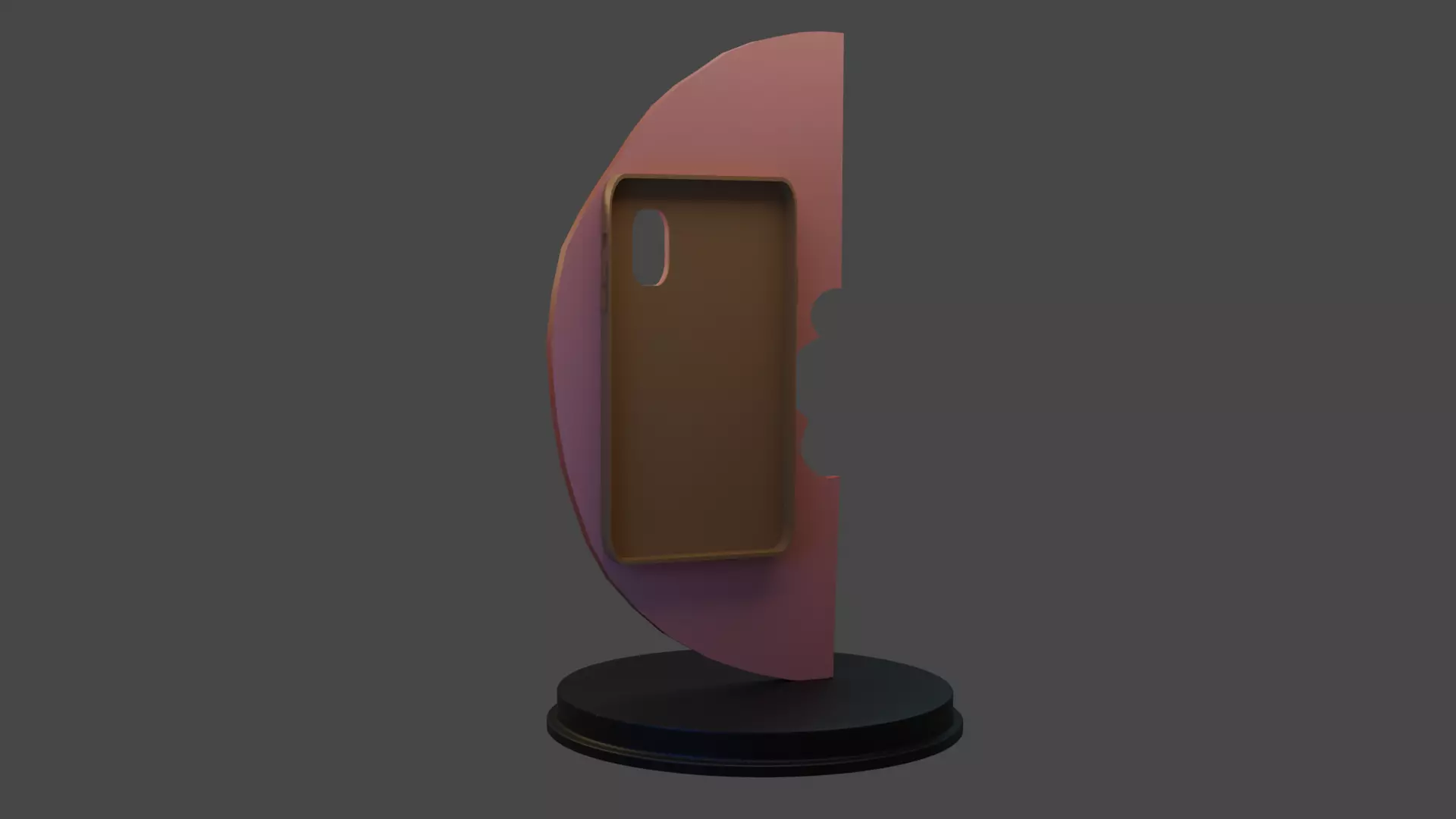 Low Poly Watermelon Phone Case 3D model_1