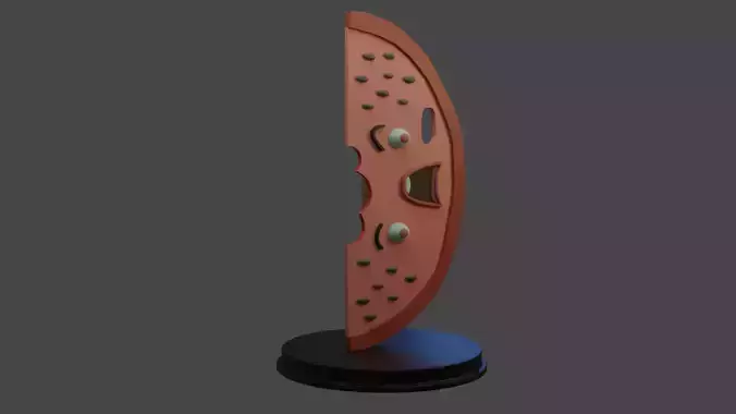 Low Poly Watermelon Phone Case 3D model