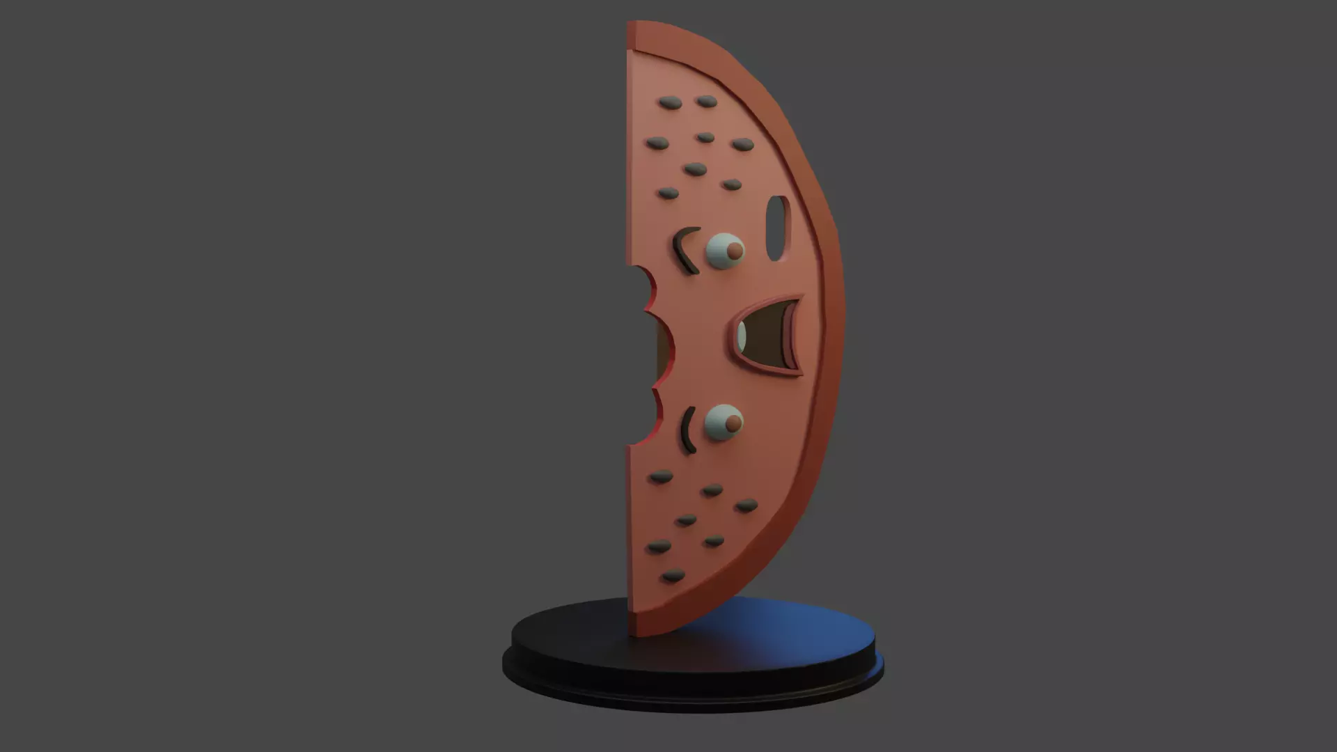 Low Poly Watermelon Phone Case 3D model_0