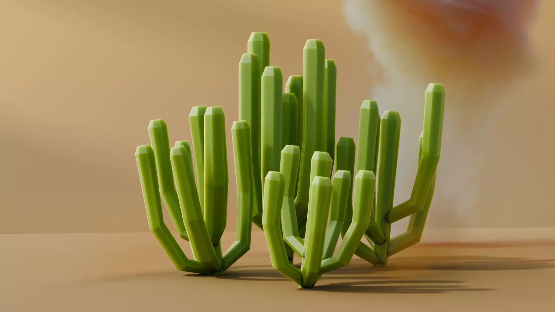 Low Poly Cacti Vol 3 Low-poly 3D model_6