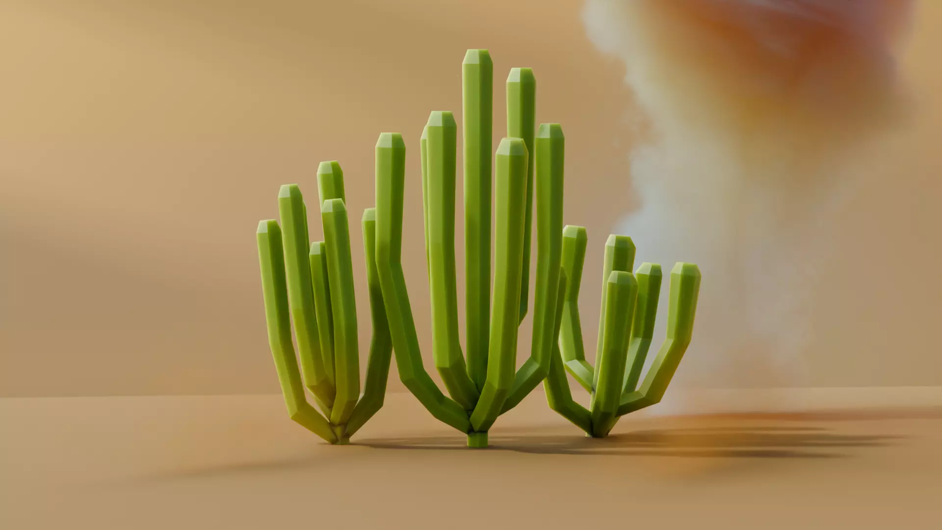 Low Poly Cacti Vol 3 Low-poly 3D model_4