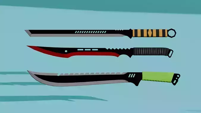 MACHETES LOW POLY