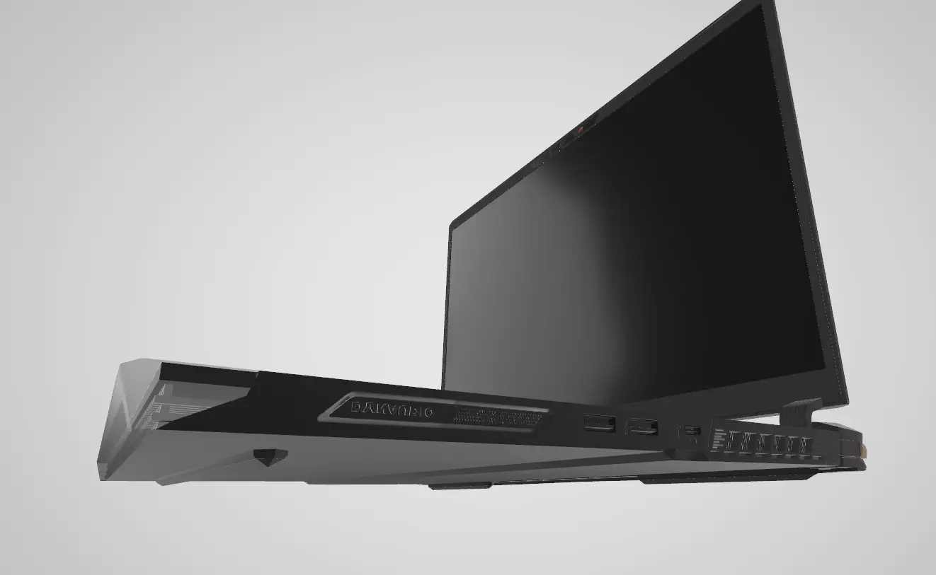 MSI Raider Gaming Laptop Low-poly 3D model_9