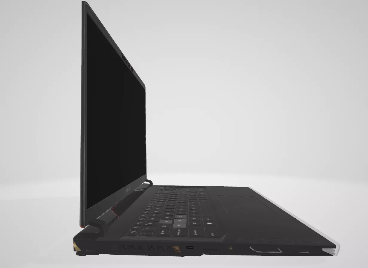 MSI Raider Gaming Laptop Low-poly 3D model_0