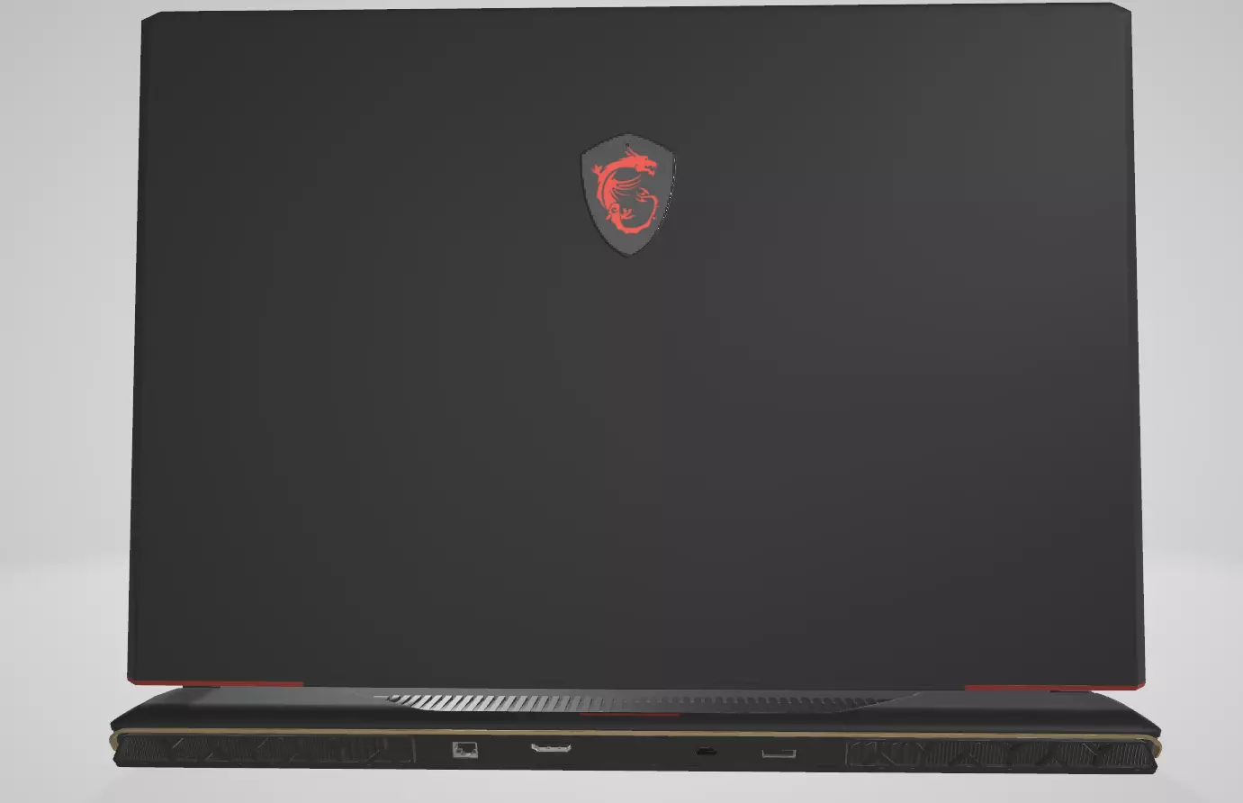 MSI Raider Gaming Laptop Low-poly 3D model_6