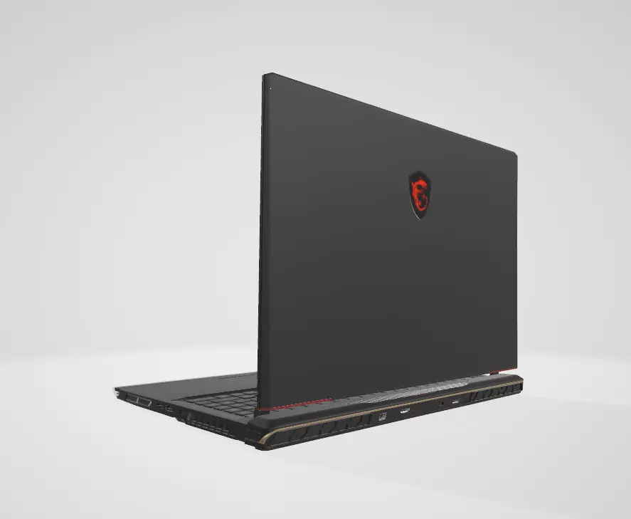MSI Raider Gaming Laptop Low-poly 3D model_8