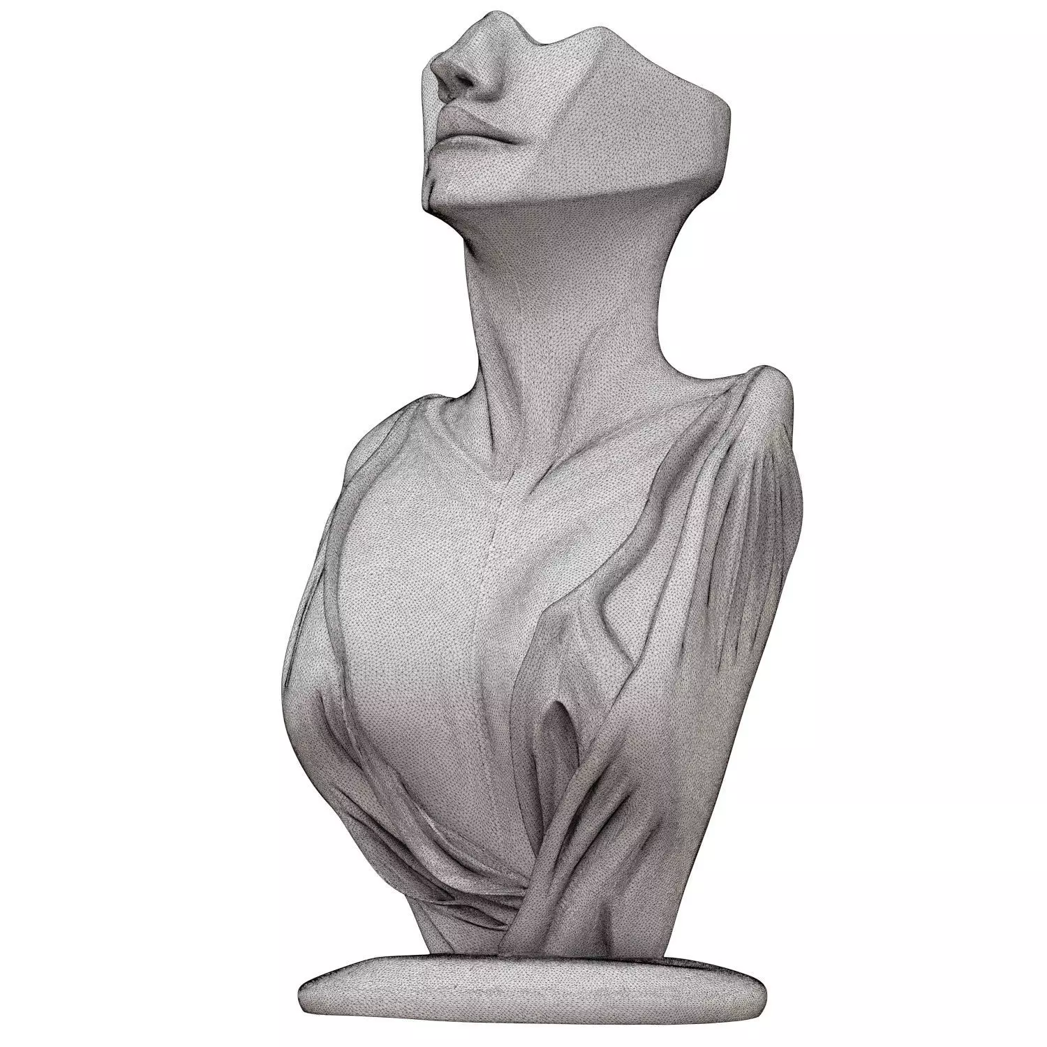 Vase with Female Figure Design 761 3D model_4