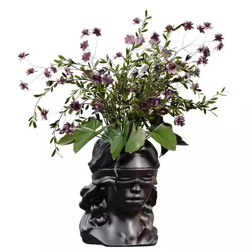 Vase with Female Figure Design 759 3D model Vase with Female Figure Design 759 3D model