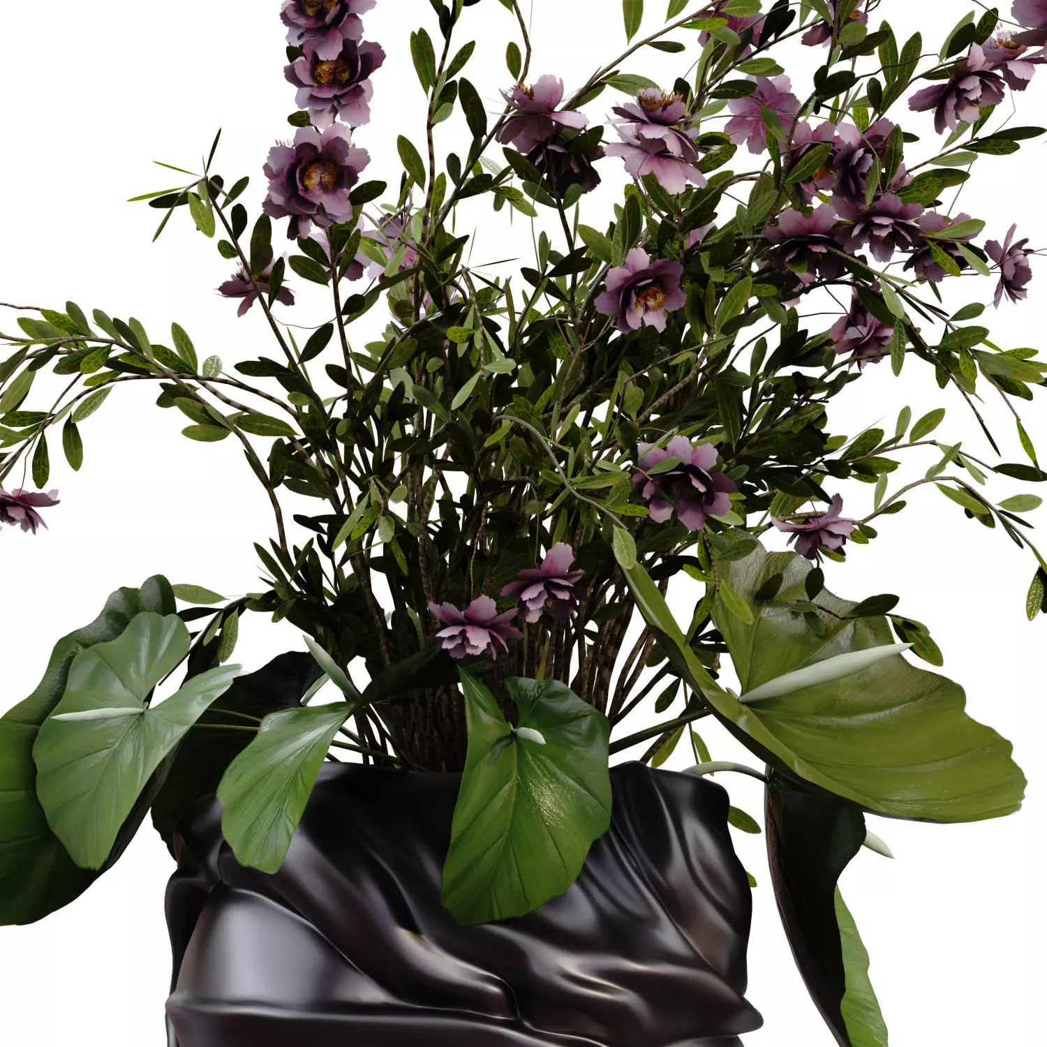 Vase with Female Figure Design 759 3D model_4