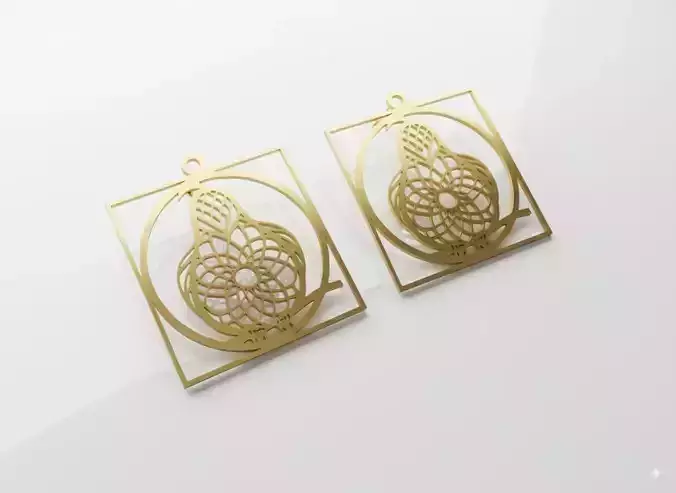 Filigree Bird Pendant Ornament