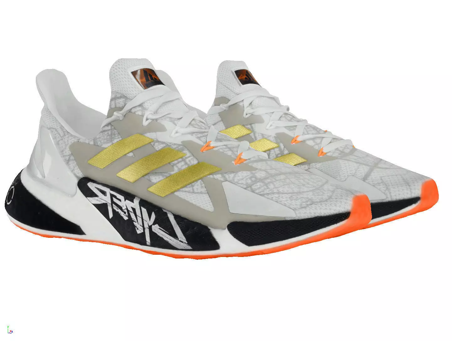 Cyberpunk fashion sneaker 11 Urban Techwear scifi future shoes Low-poly 3D model_0