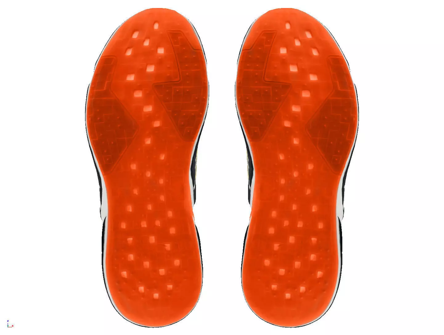 Cyberpunk fashion sneaker 11 Urban Techwear scifi future shoes Low-poly 3D model_4