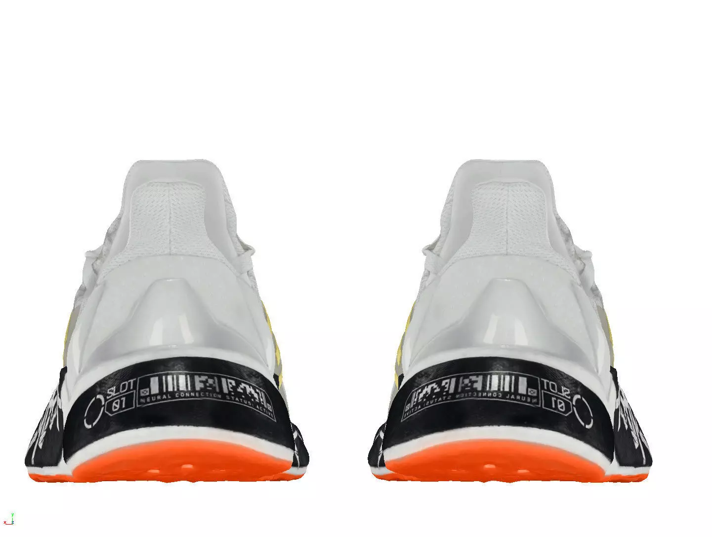 Cyberpunk fashion sneaker 11 Urban Techwear scifi future shoes Low-poly 3D model_2