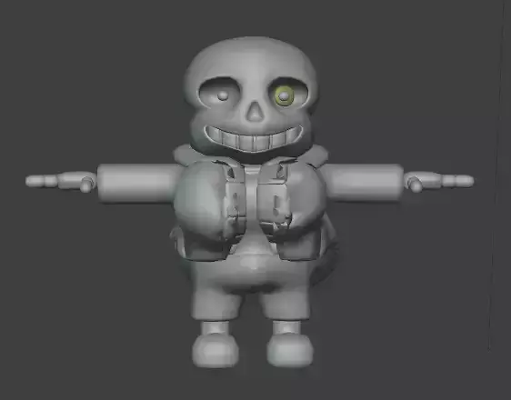 caked up sans undertale