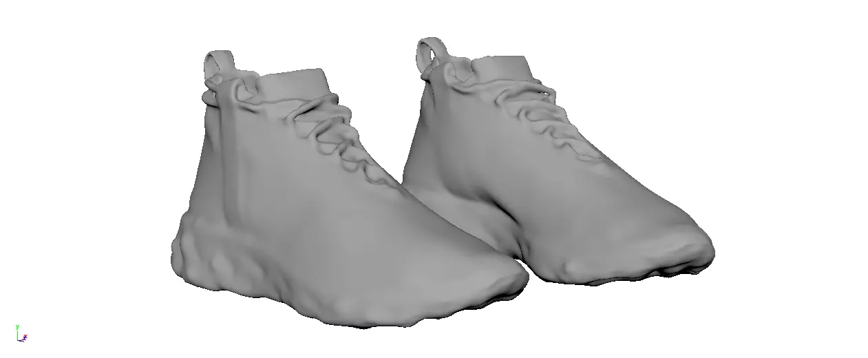 Cyberpunk fashion sneaker 12 Urban Techwear scifi future shoes Low-poly 3D model_6
