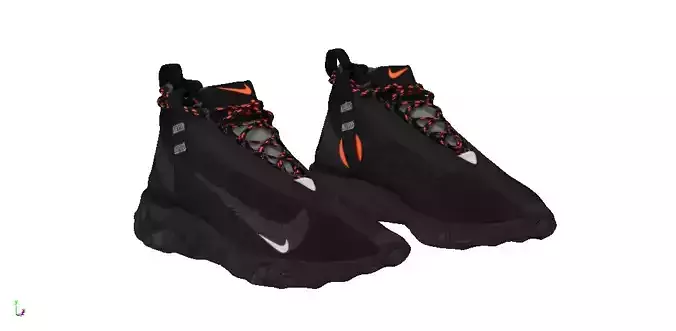 Cyberpunk fashion sneaker 12 Urban Techwear scifi future shoes Low-poly 3D model Cyberpunk fashion sneaker 12 Urban Techwear scifi future shoes Low-poly 3D model