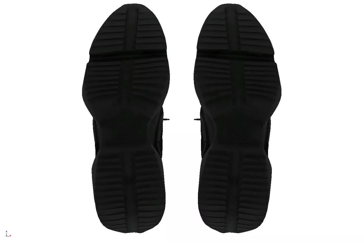 Cyberpunk fashion sneaker 12 Urban Techwear scifi future shoes Low-poly 3D model_4