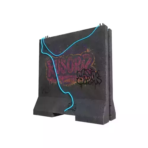 Concrete Wall Barricade Barrier RoadBlock