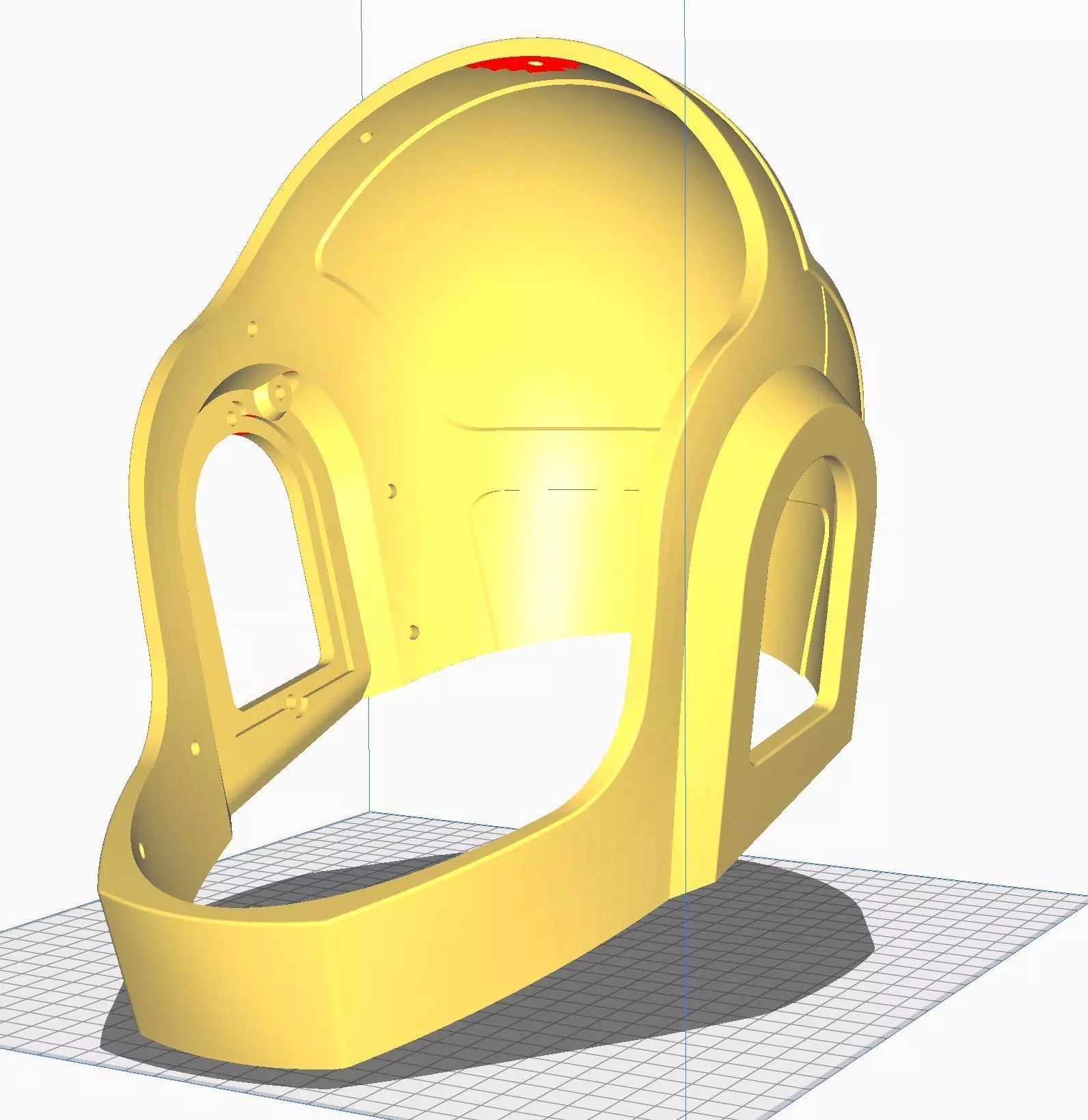 DAFT PUNK GUY HELMET WITH GLOVES ARDUINO 3D print model_1