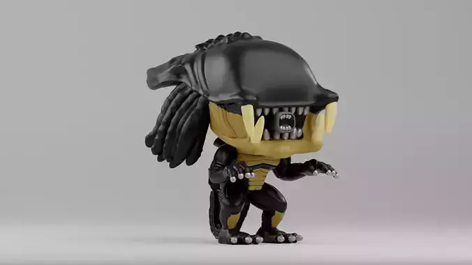 Predalien funko pop from the predator universe