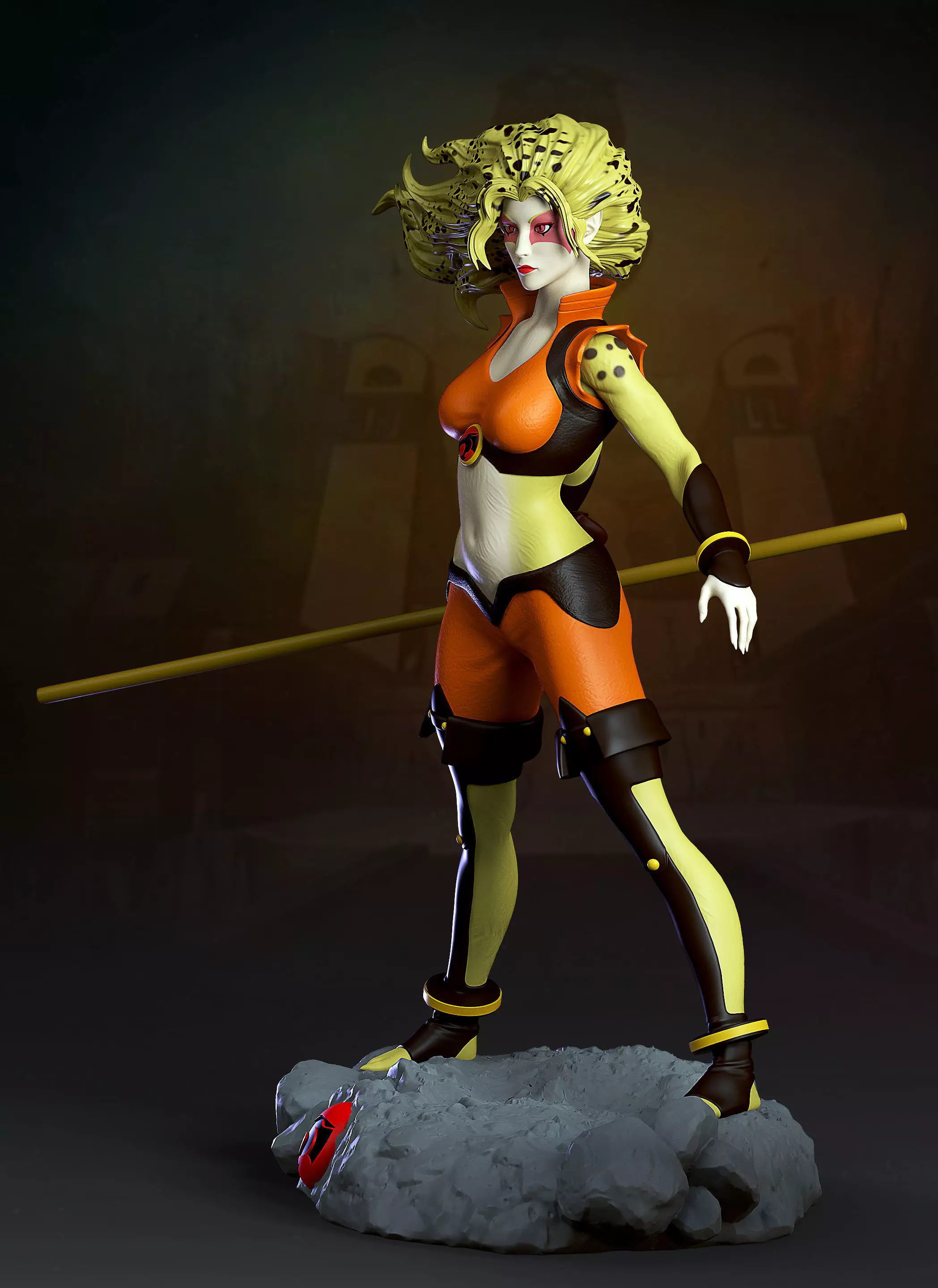 Cheetara 3D print model_2