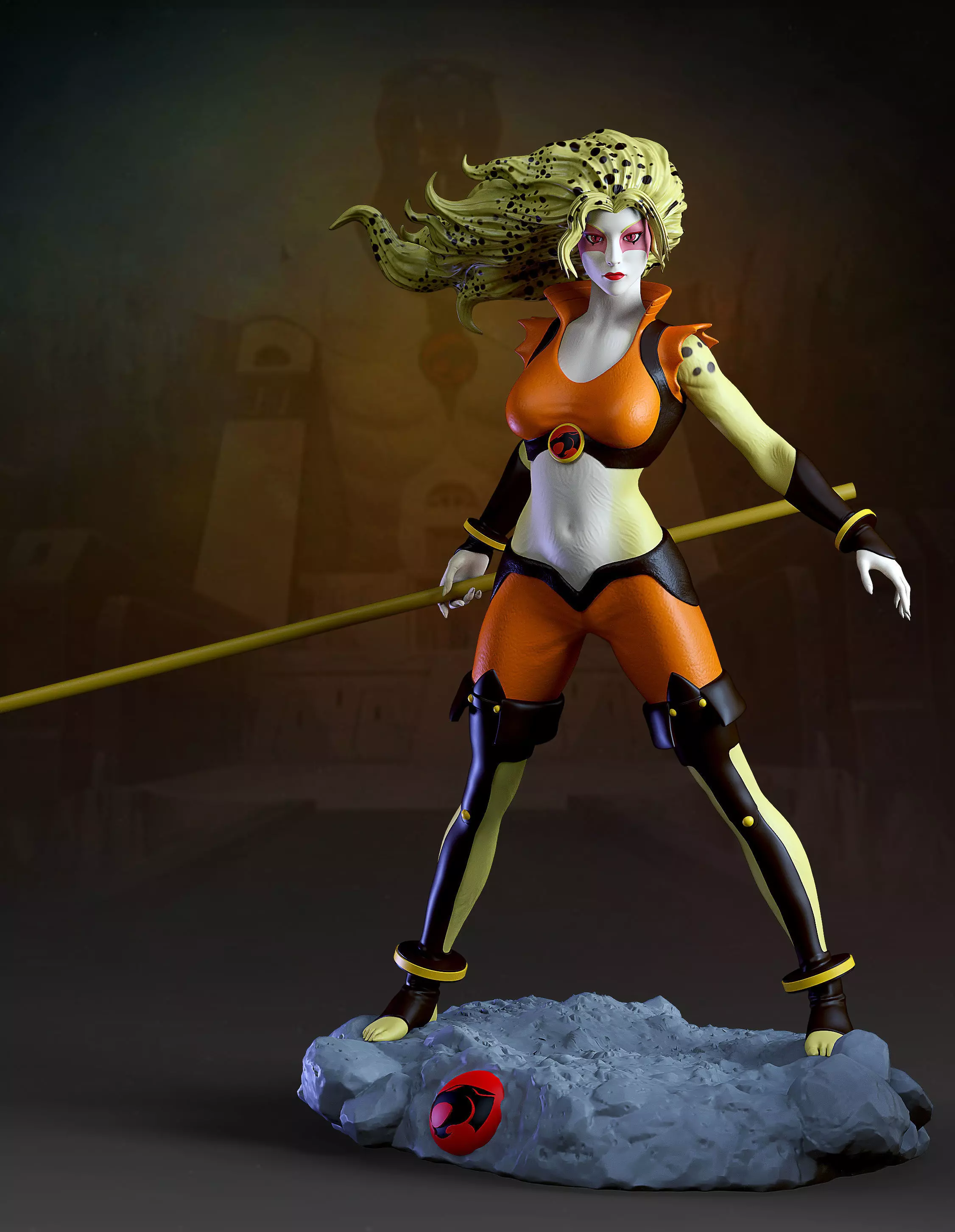 Cheetara 3D print model_1