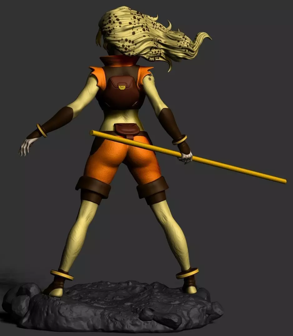 Cheetara 3D print model_3
