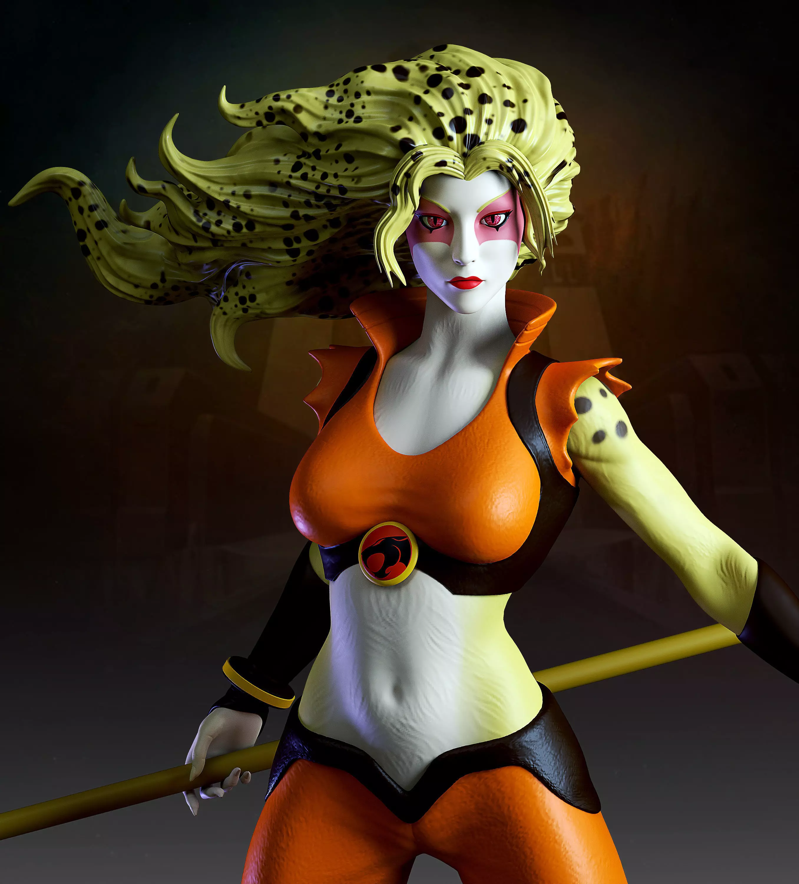 Cheetara 3D print model_0