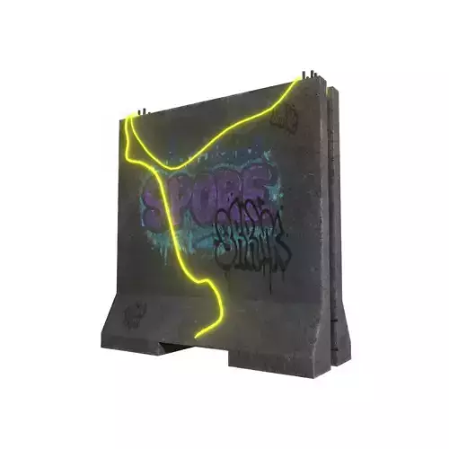 Concrete Wall Barricade Barrier RoadBlock