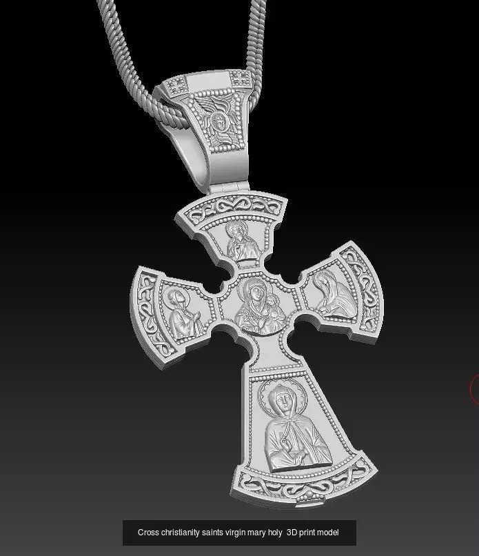 Pendants 27 Beautiful Popular styles for 3d printing  3D Model Collection_26