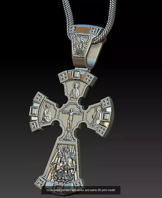 Pendants 27 Beautiful Popular styles for 3d printing  3D Model Collection_25