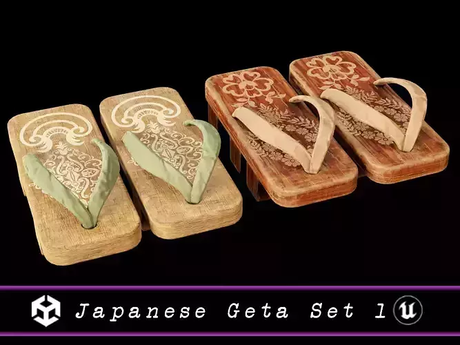 Japanese Geta Set 1
